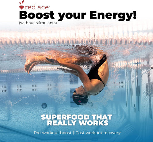 Red Ace 100% Organic Beet Juice Powder Supplement, Health Smoothies, Pre Workout, Nitric Oxide Boost, Improves Stamina,