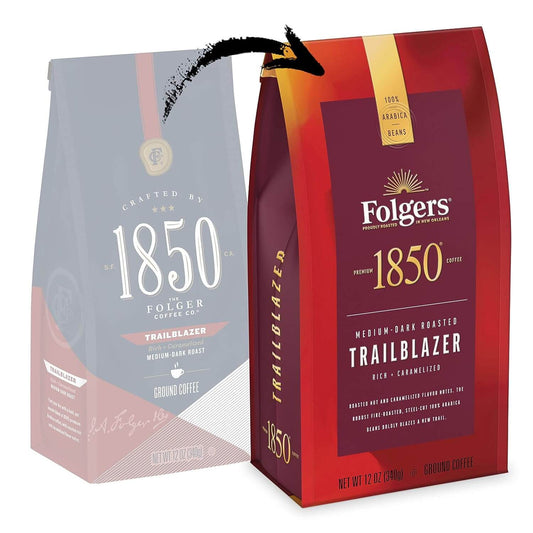 1850 By Folgers Trailblazer Medium Dark Roast Ground Coffee