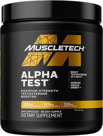 Muscletech Alphatest | Tribulus Terrestris & Boron Supplement | Max-St