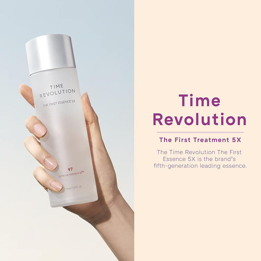 Missha Time Revolution The First Essence Face Serum (5Th Gen) 150 - Face Serum That Moisturizes And Smoothes The Skin Creating A Clean Base