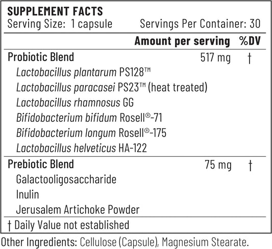 Microvita Focus By Accentrate - Focus-Supporting Probiotic Capsules -