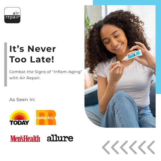 Eye Repair Cream for Men & Women - Air Repair Super Hydrating Eye Cream for Wrinkles Puffy Eyes & Dark Circles - Eyes Moisturizer with Vitamin C, Green Tea, Aloe, Allantoin, Cloudberry & Eyeliss