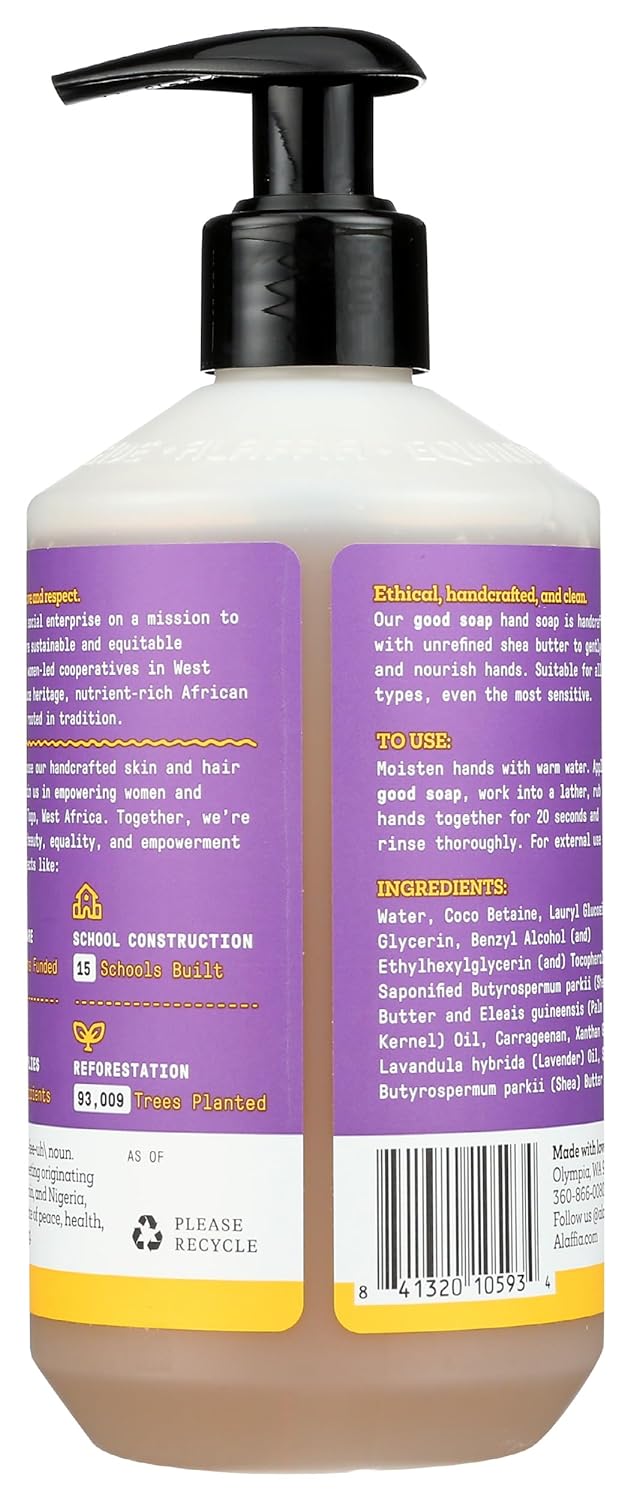 Esupli.com  Alaffia Good Soap Lavender Hand Soap, 12 FZ