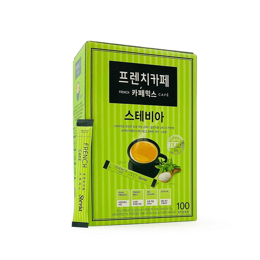Namyang French Cafe Stevia Instant Coffee Mix (Zero Sugar) (100 Sticks)