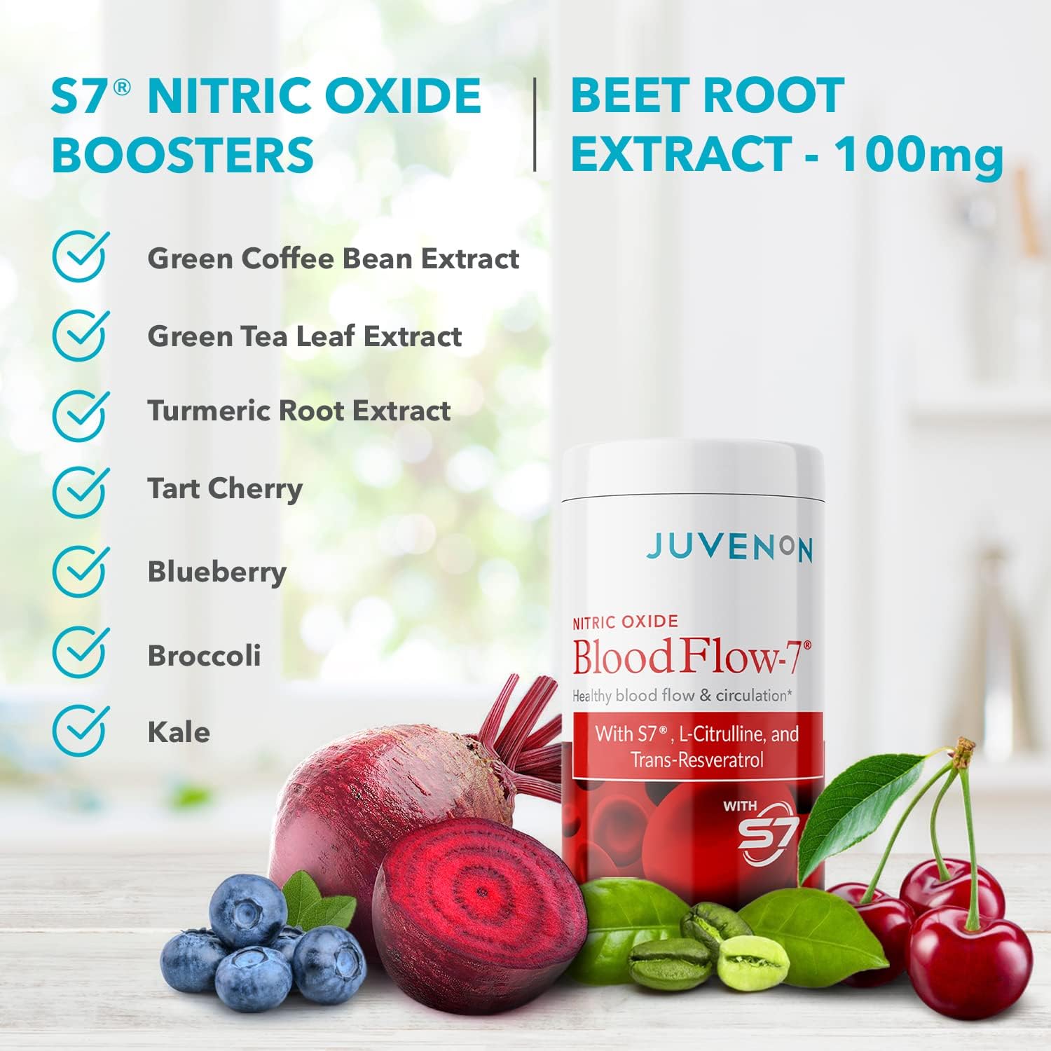 Juvenon BloodFlow-7 Blood Circulation Supplement Butch Boos