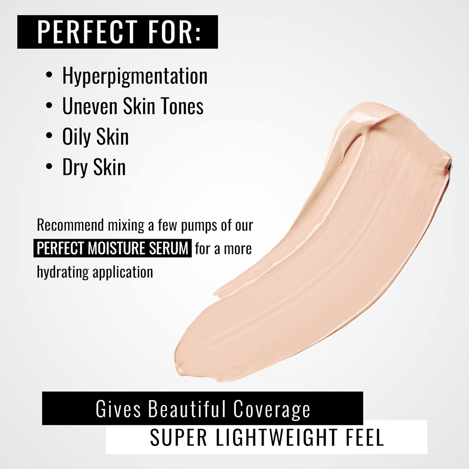 CARA Cosmetics Perfecta Base Foundation - Full Coverage Foun