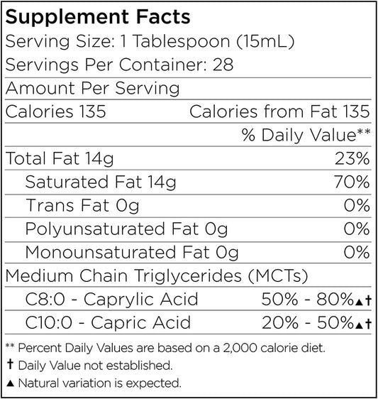 Radha Beauty Premium Mct Oil Made Only From Non-Gmo Coconuts - 15.8Oz.1 Pounds