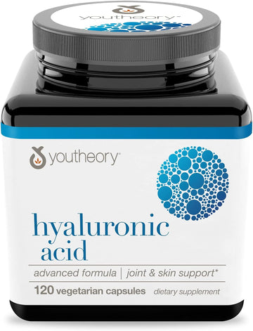 Youtheory Hyaluronic Acid Advanced With Boswellia, 120 Count (1 Bottle