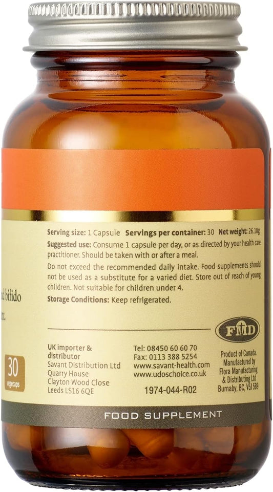 Udo'S Choice Super 8 Gold Hi Count Microbiotics - 102 Billion Cell Cou180 Grams