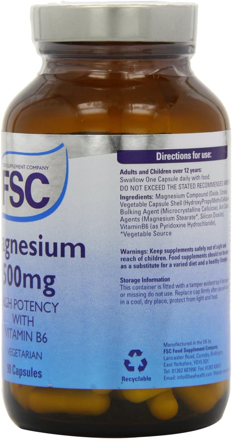 FSC 500mg Magnesium 90 Capsules