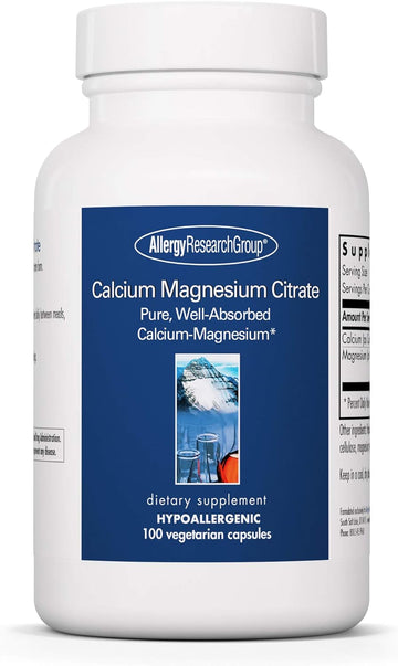 Allergy Research Group - Calcium Magnesium Citrate - Bone, Nervous Sys