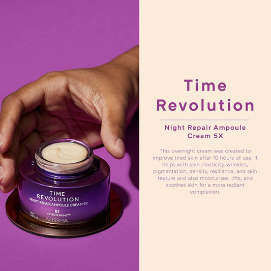 Missha Time Revolution Night Repair Ampoule Cream (5Th Gen) 50