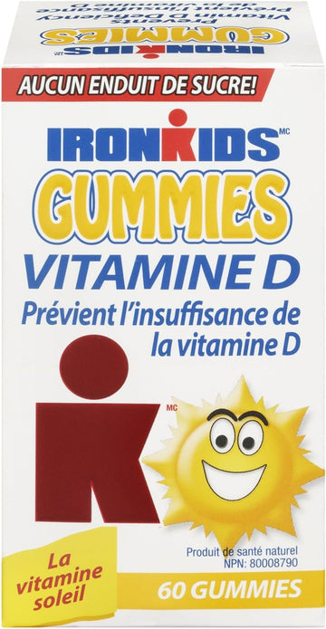 Ironkids Vitamin D Gummy For Kids 60 Gummies