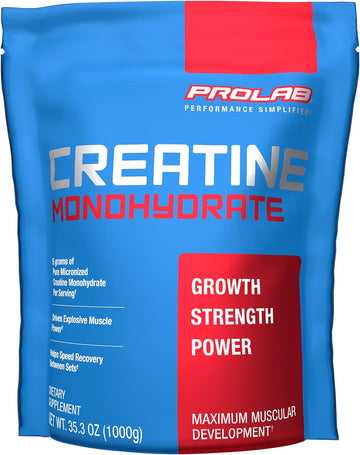 Prolab Creatine Monohydrate Best Micronized Creatine Powder, Sports Nu