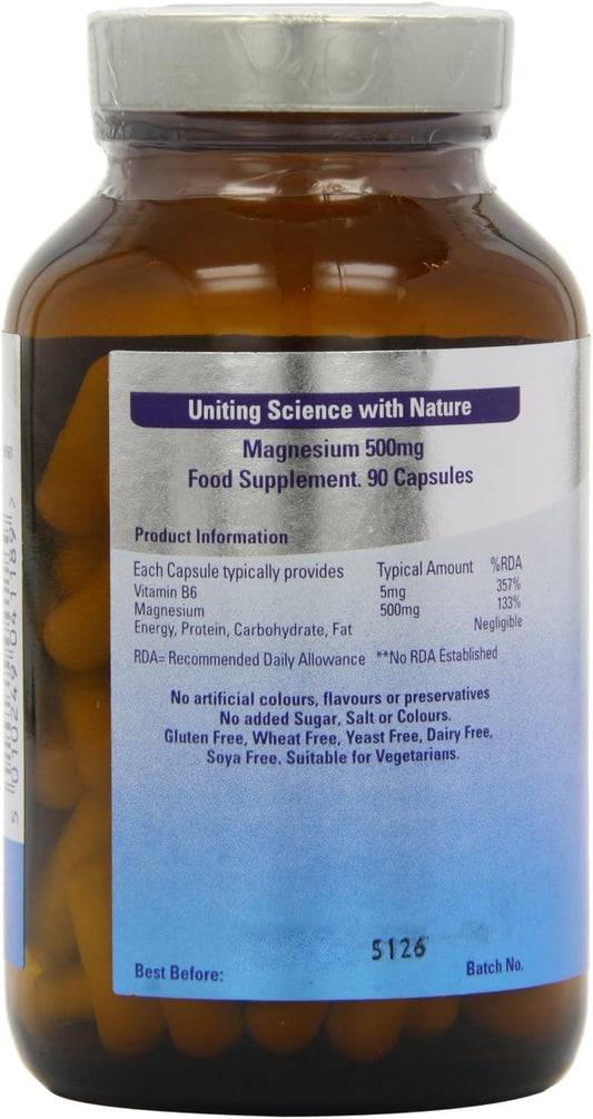 FSC 500mg Magnesium 90 Capsules
40 Grams