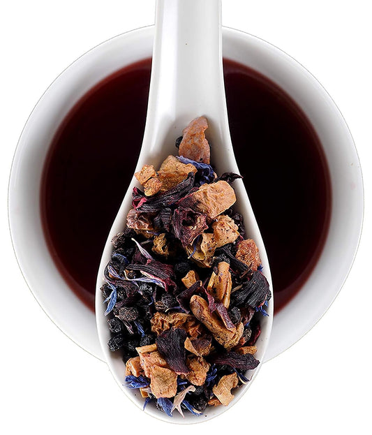 Elmwood Inn Fine Teas Blueberry Caffeine-Free Fruit Infusion Pouches