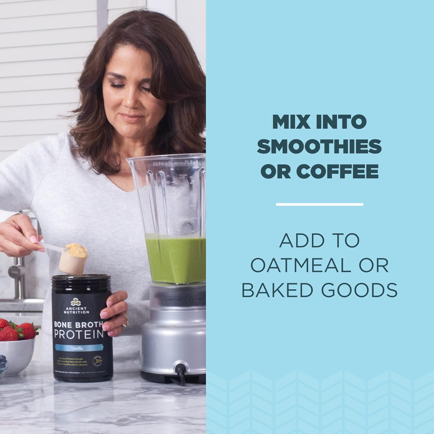 Ancient Nutrition Protein Powder Made from Real Chicken and Beef Bone