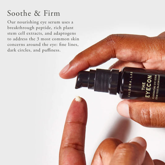 Caldera + Lab The Eyecon | Men’s Eye Serum formulated for fine lines, dark circles and puffiness