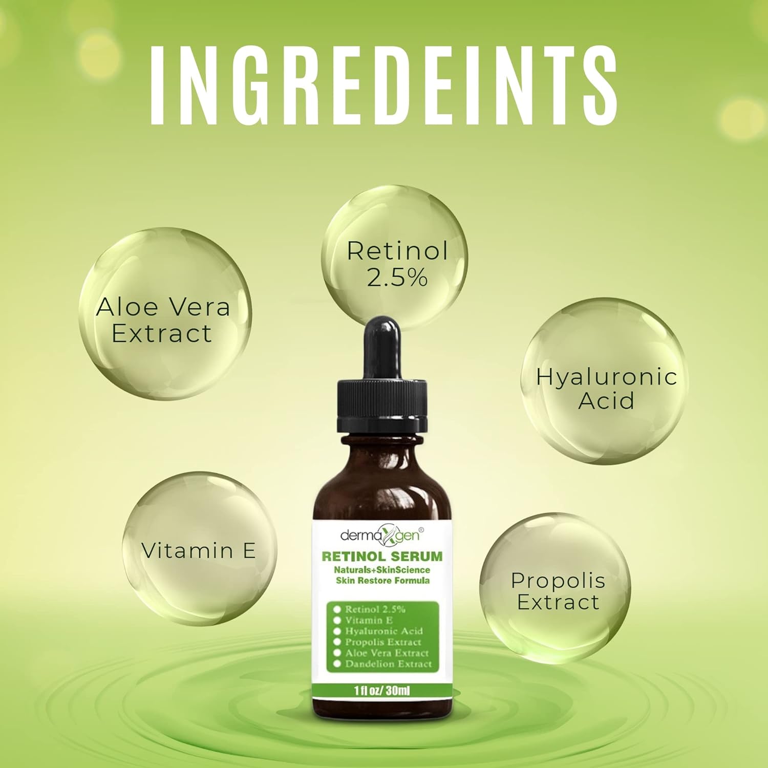 Esupli.com Dermaxgen Retinol Serum - Pure Organic Anti Aging, Anti Wrin