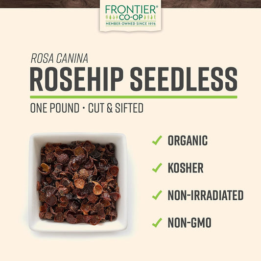 Frontier Co-Op Organic Cut & Sifted Seedless Rosehips