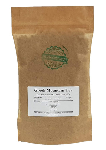 Greek Mountain Tea - Sideritis L # Herba Organica # Ironwort, Shepherd'S Tea, Mountain Tea (50G)