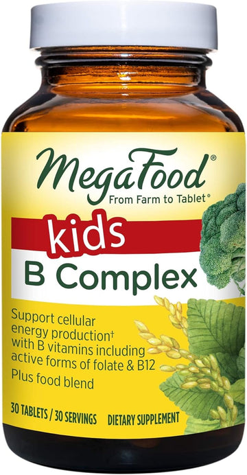 Megafood Kids B Complex - Kids Vitamins - Vitamin B12 & Vitamin B6 Wit