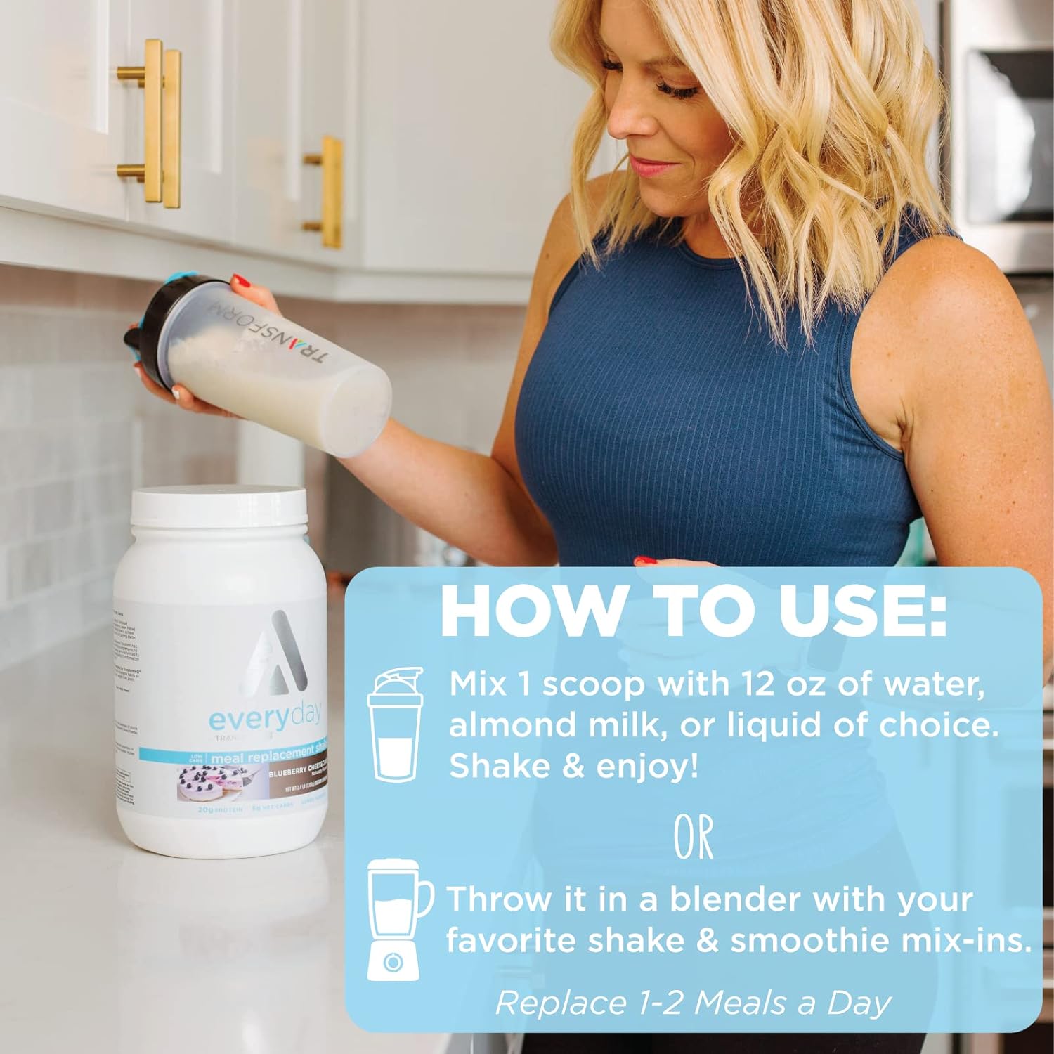 TransformHQ Meal Replacement Shake Powder 28 Servings (Chocolate) - Gl