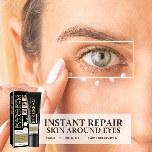 Eye Cream for Dark Circles and Puffiness,Eye Repair Gel-Cream for Removing Eye Bags,Fade Eye Lines & Refresh Your Skin,24 Hour Hydration for All Skin Types