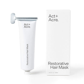 ACT+ ACRE Restorative Conditioning Hair Mask - Cold Processed Hair Treatment for Hydrating Dry and Damaged Hair - Moisturizing Silicone Free Hair Masks (4 uid s)