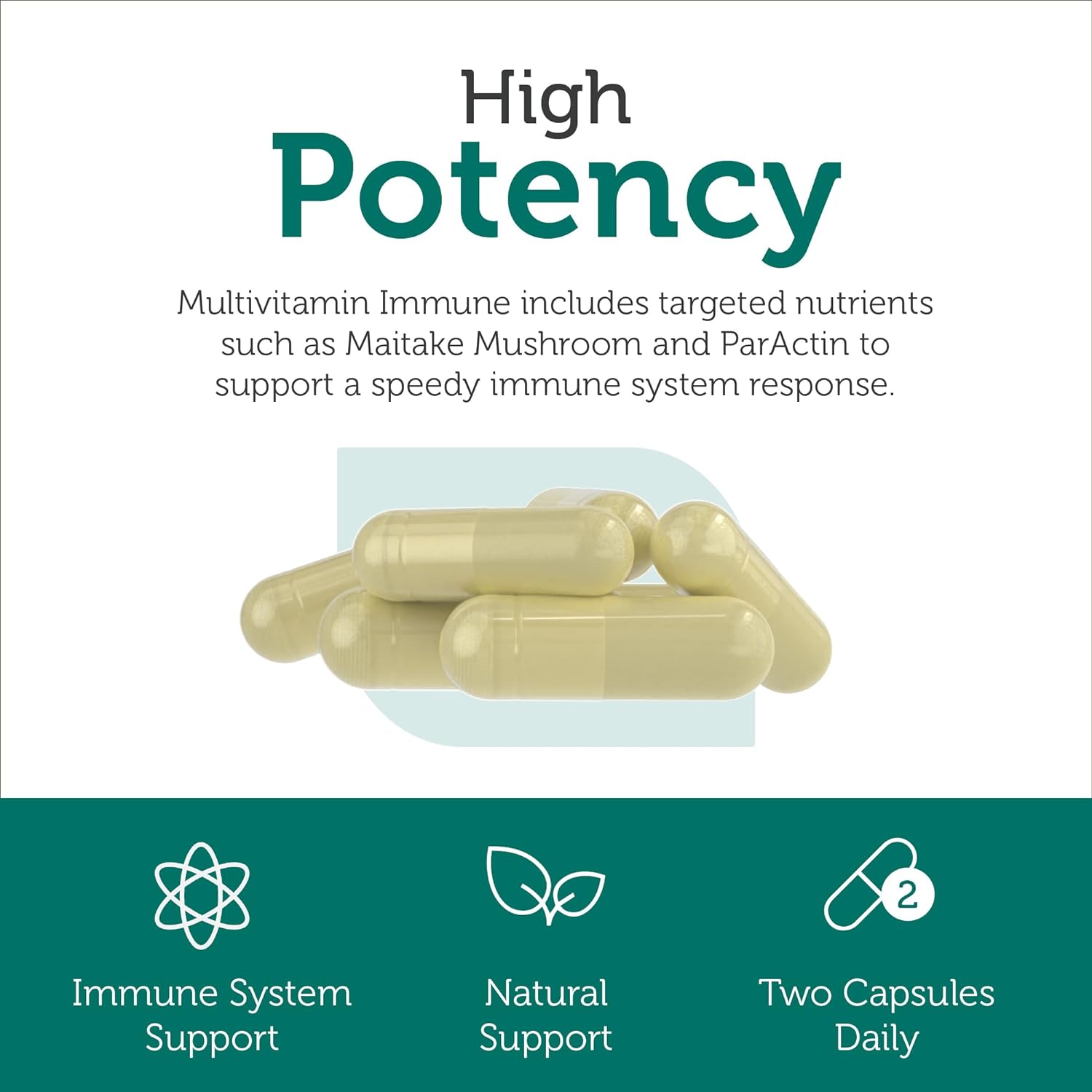 Zahler Multivitamin Immune, Daily Multivitamin +Immune System Support,