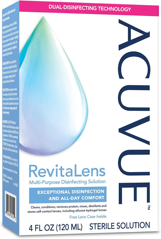 Acuvue Revitalens Multi-Purpose Disinfecting Solution, 4 Oz. (Pack Of