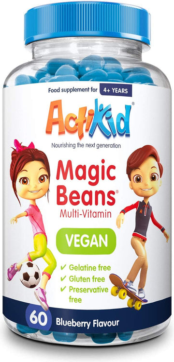 Actikid Magic Beans | Kids Vitamins | Kids Multivitamin 60X | Children127 Grams