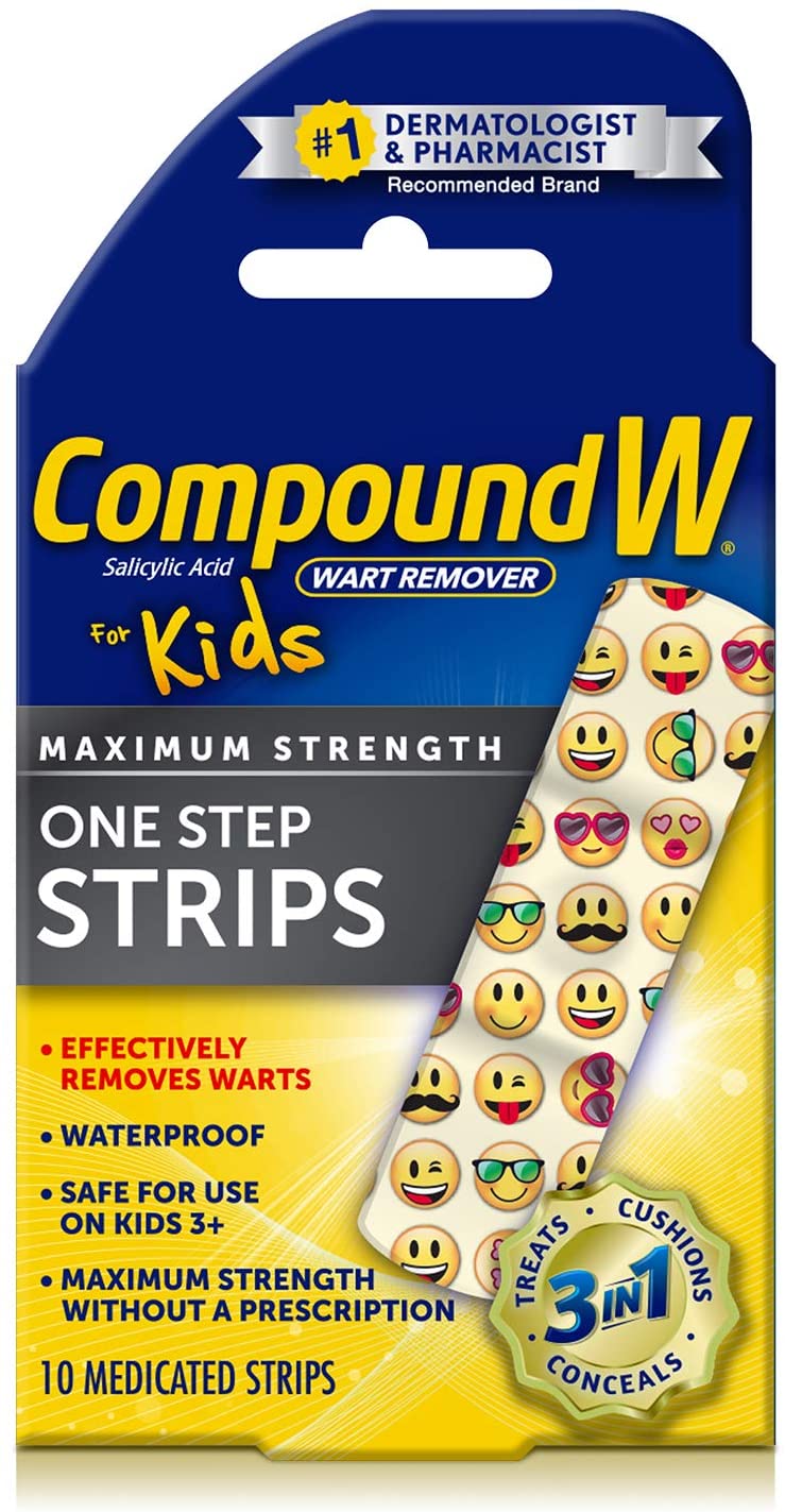 Compound W for Kids One Step Strips