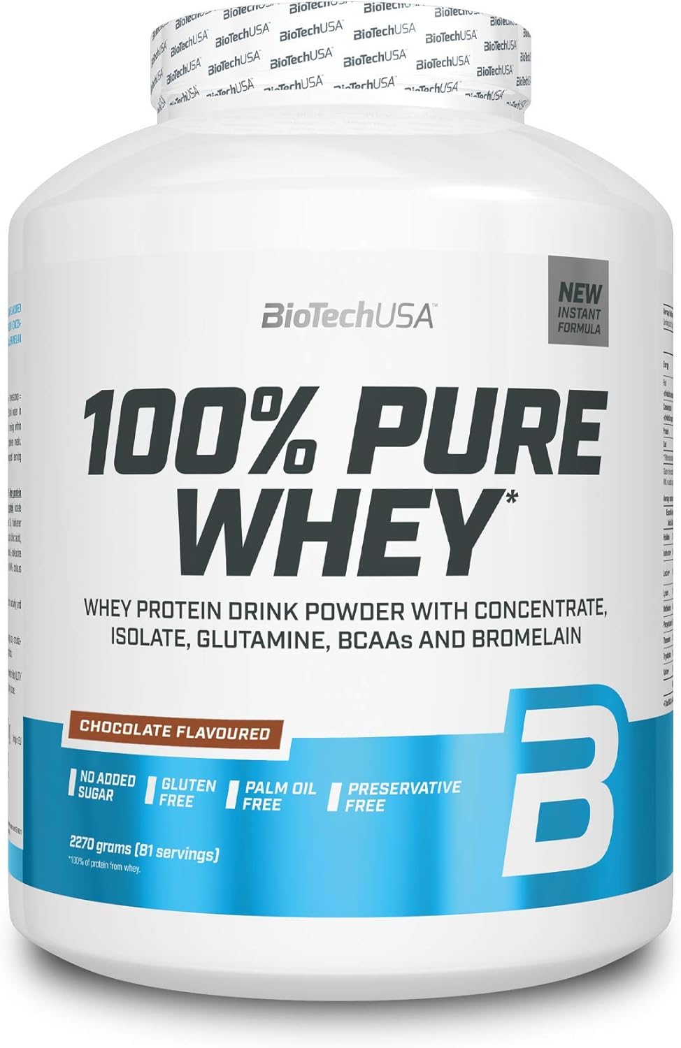 Biotech USA 100% Pure Whey 1000g Raspberry Cheesecake