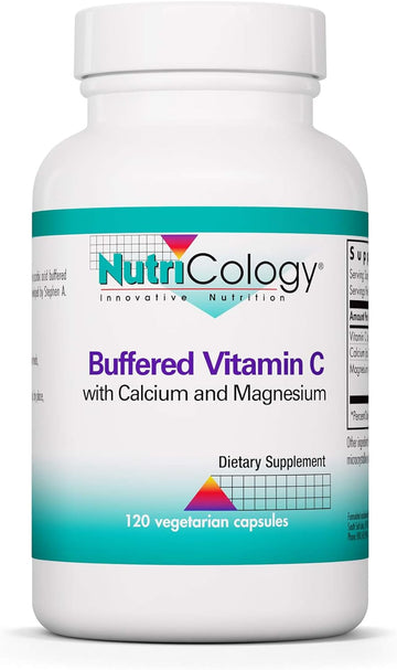 Nutricology Buffered Vitamin C Vegicaps, 120-Ounce