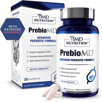 1Md Nutrition Prebiomd - Prebiotic With Preforpro | Support Healthy D1.76 Ounces