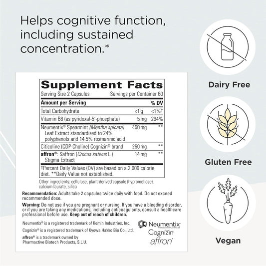Integrative Therapeutics  Neurologix  Nootropic*  Supports Concentr3.84 Ounces