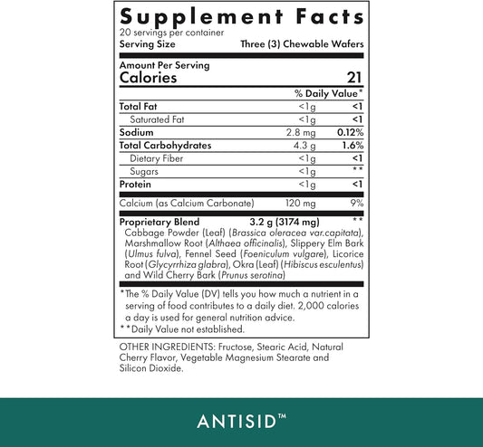 Michael'S Health Naturopathic Programs Antisid - 60 Vegan Chewable Waf4.8 Ounces