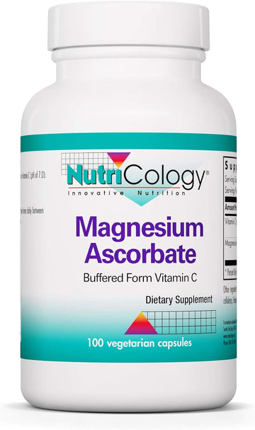 NutriCology Magnesium Ascorbate - Buffered Vitamin C, Immune Support -