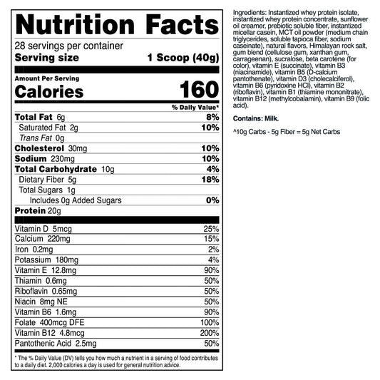 Transformhq Meal Replacement Shake Powder 28 Servings (Pineapple Whip)0.7 Ounces