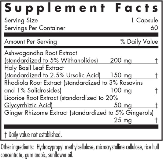 Allergy Research Group - Herbal Adapt - Hpa Axis, Ashwagandh