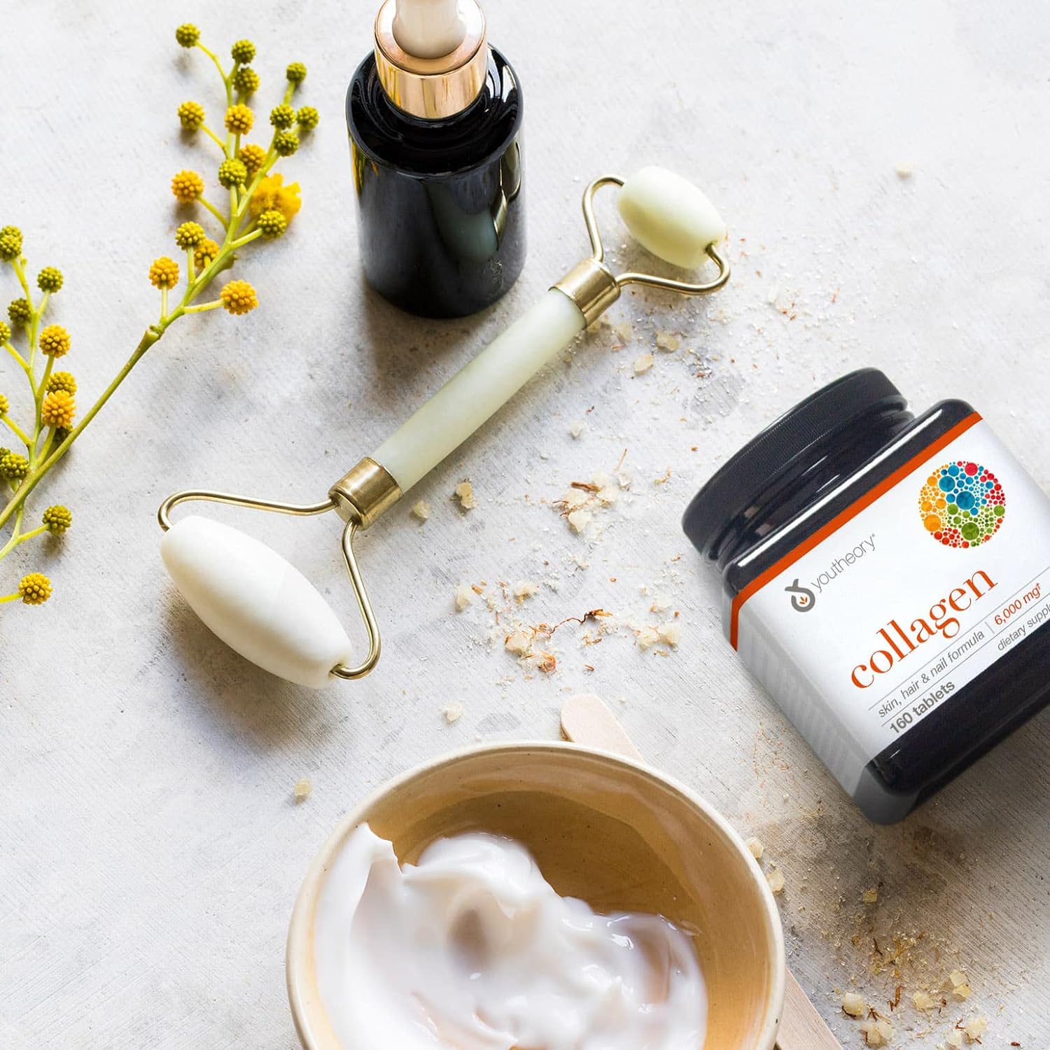 Youtheory Collagen with Vitamin C, Advanced Hydrolyzed Formula for Opt