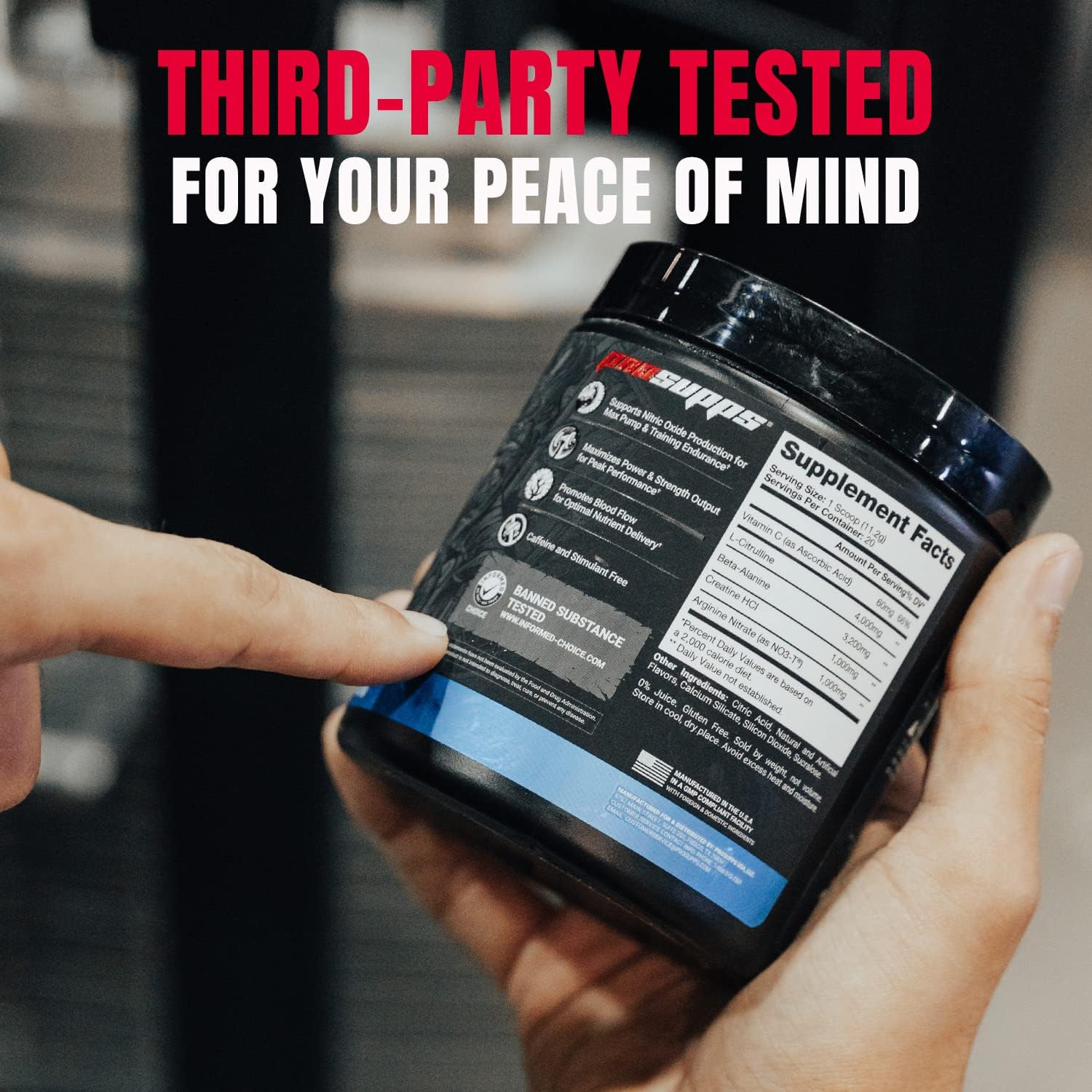 PROSUPPS Hyde Max Pump Pre Workout for Men and Women - Nitr