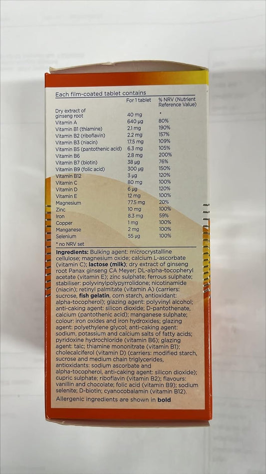 2 Packs X Pharmaton Advance Multivitamin And Mineral Capsules, 100 Cap