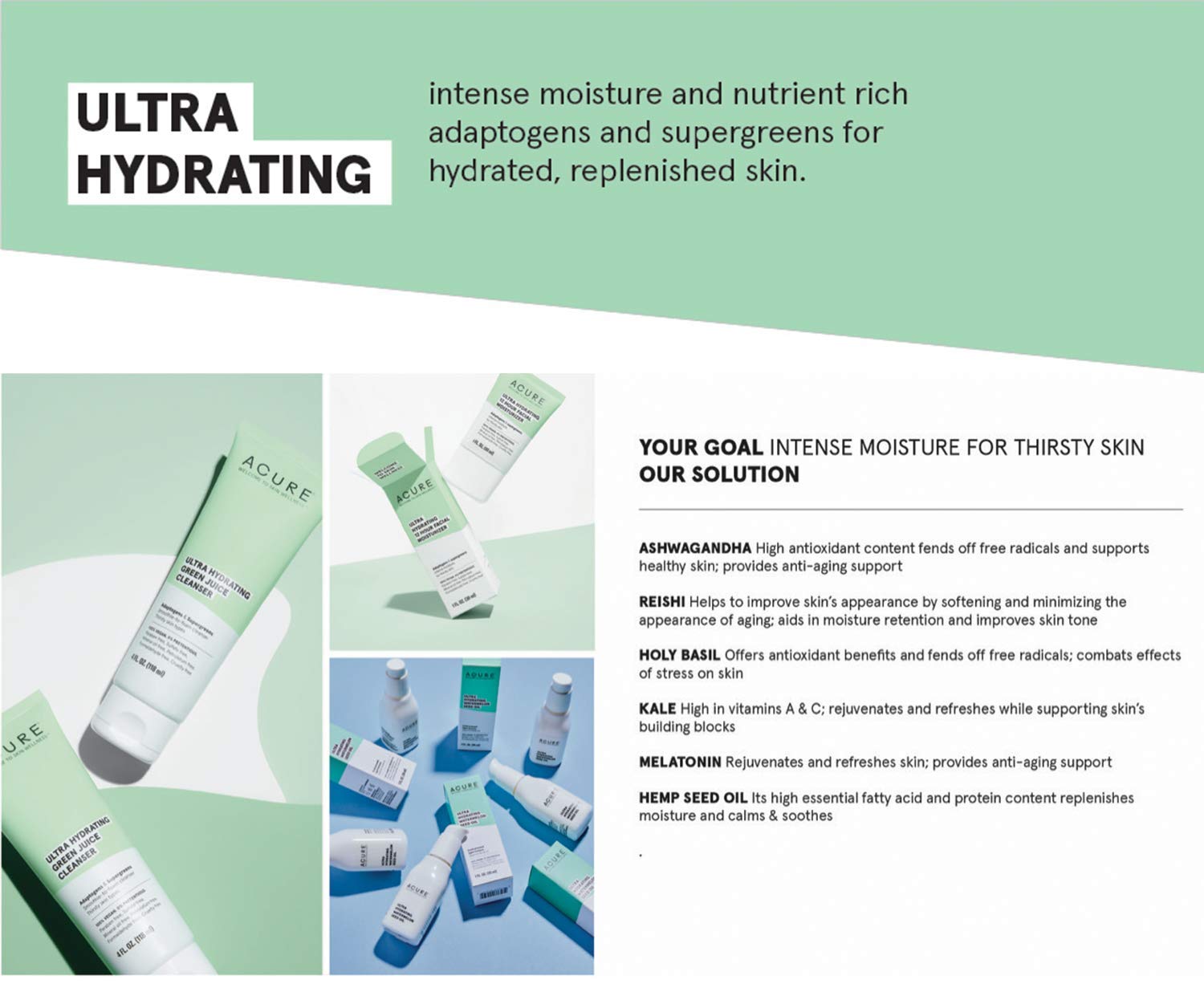 Acure Ultra Hydrating Cucumber & Hyaluronic Superfine Mist,
