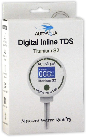 Titanium S2 Digital Inline TDS Meter : Health & Household