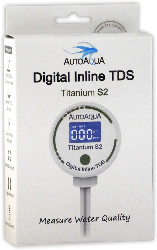 Titanium S2 Digital Inline TDS Meter : Health & Household