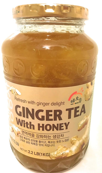 Haioreum Ginger Tea With Honey - Refresh With Korean Herbal Tea Ginger Delight - Product Of Korea