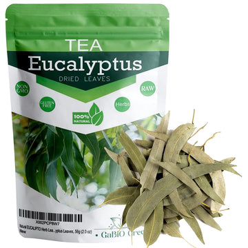 Eucalyptus Whole Leaves, Hojas Enteras De Eucalipto, Herbal Loose Tea, Whole Leaf Eucalipto Tea, Non-Irradiated, Resealable Bag