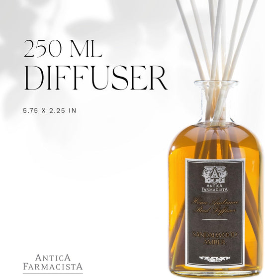Antica Farmacista Home Ambiance Diffuser, Sandalwood Amber, 8.45 Fl Oz
